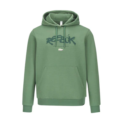 Reebok Retro Print Hoodie Unisex Light Army Green 23RMS303UGL2