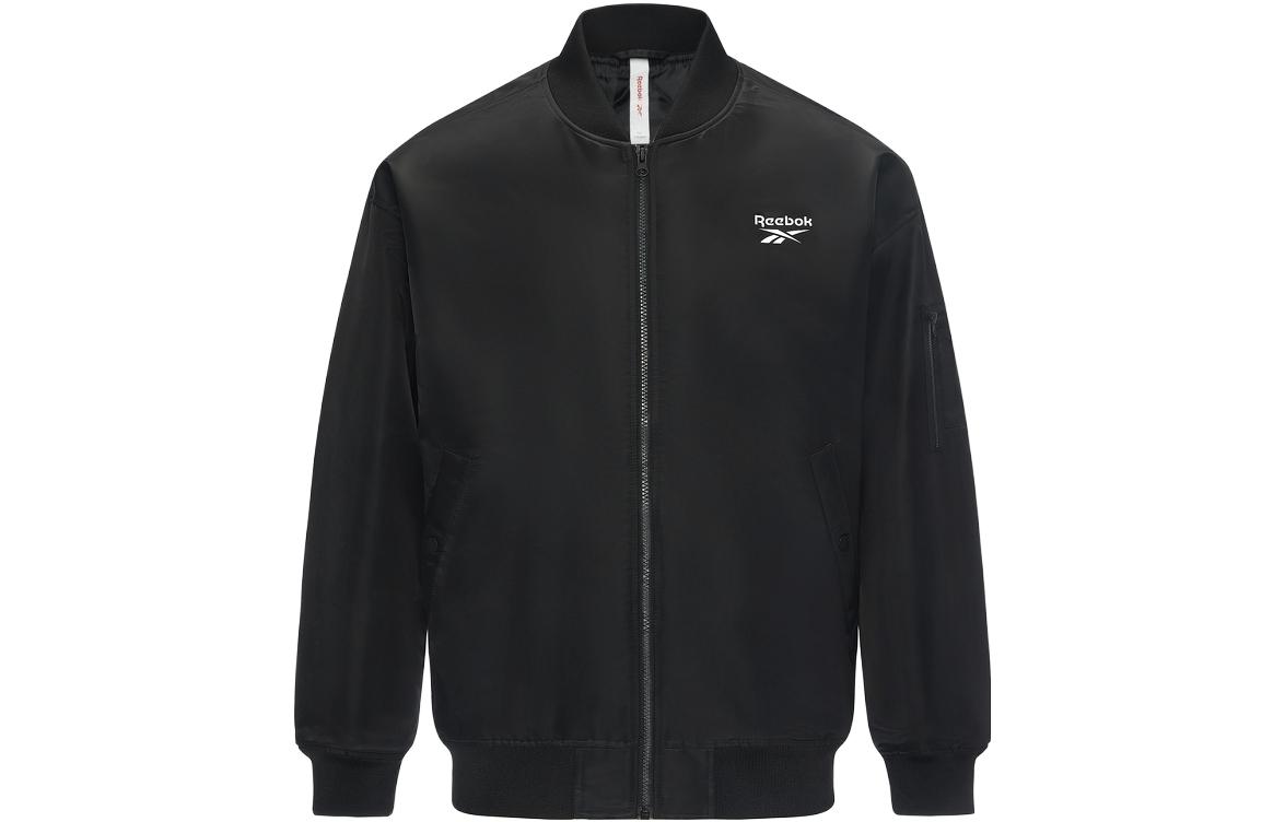 Reebok Retro Quilted Baseball Jacket Unisex Black 23REF201UGH0