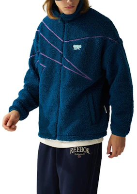Reebok 復古立領運動外套 男女款 征戰藍 24FRM101UGBA Shop Reebok 復古立領運動外套 男女款 征戰藍 24FRM101UGBA