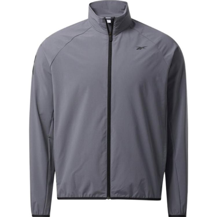 Reebok Retro Windbreaker Training Jacket Gray GV5545