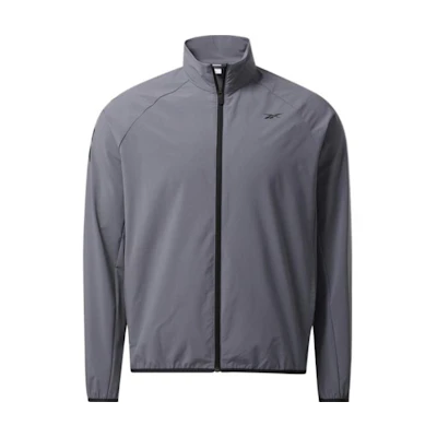 Reebok Retro Windbreaker Training Jacket Gray GV5545