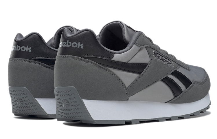 Shop Reebok Rewind Run 舒適耐磨 復古休閒運動鞋 男女同款 灰黑