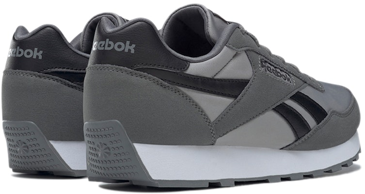 Reebok Rewind Run 舒適耐磨 復古休閒運動鞋 男女同款 灰黑 Shop Reebok Rewind Run 舒適耐磨 復古休閒運動鞋 男女同款 灰黑