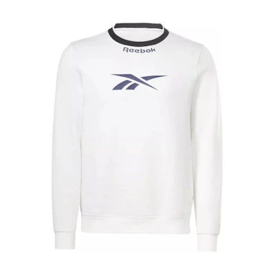 Reebok RI Arch Logo Vector Crew Graphic Fleece Sweatshirt Men’s White HS9432