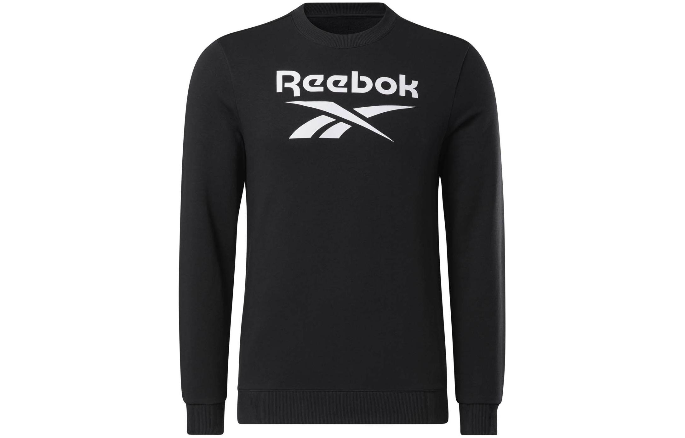 Reebok RI FT BL Crew Neck Pullover Sweatshirt Black GL3166