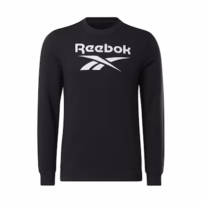 Reebok RI FT BL Crew Neck Pullover Sweatshirt Black GL3166