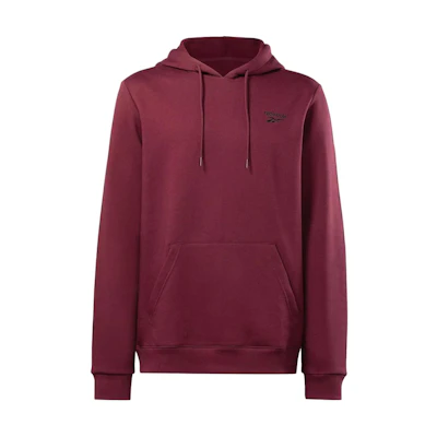 Reebok RI Left Chest Logo Hoodie Pullover - Maroon IP2618