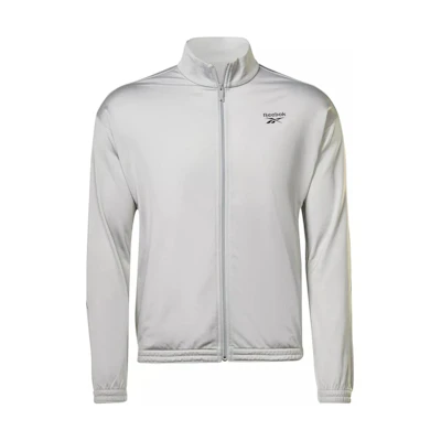 Reebok RI Vector Knit Tracktop Logo Grey Sports Jacket HR3050