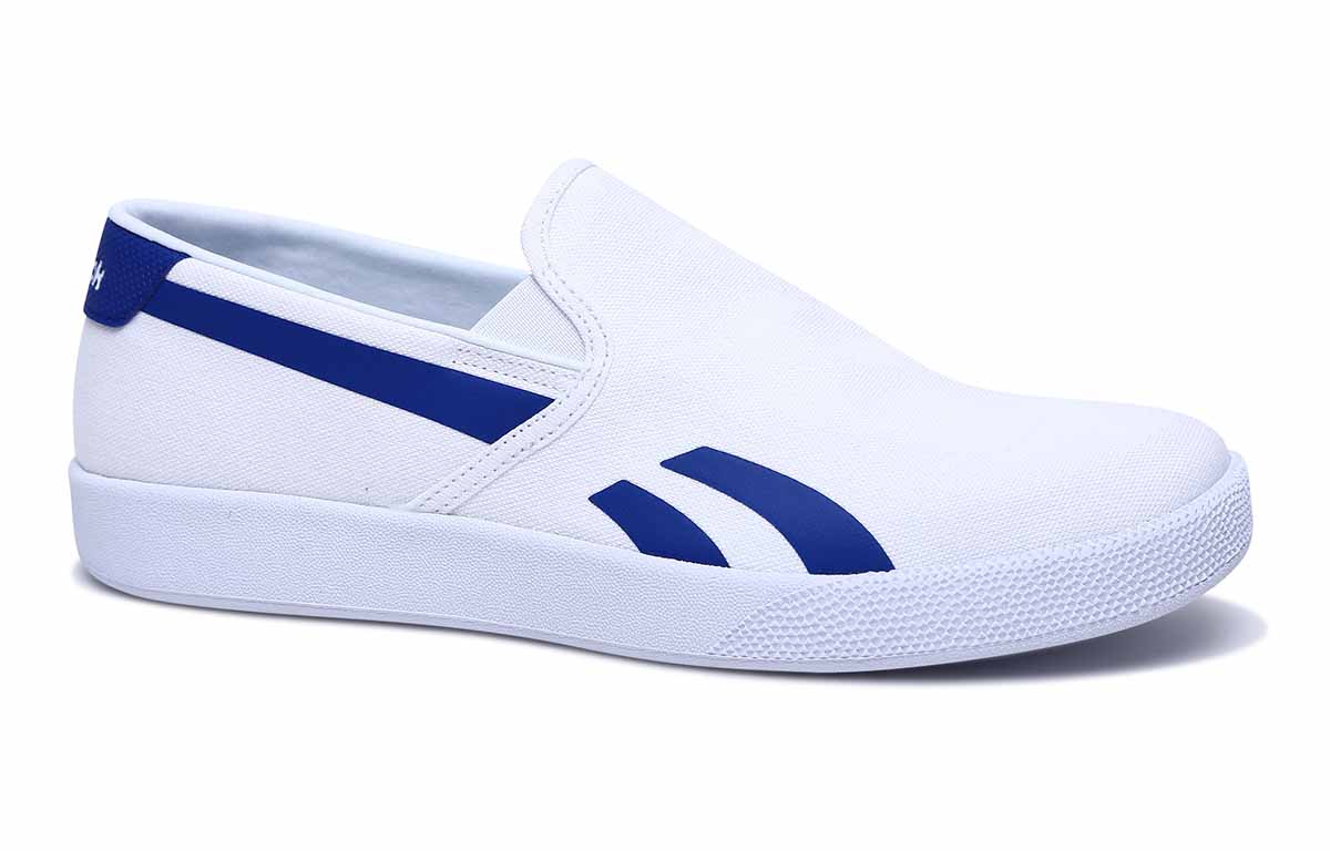Lookbook Reebok Royal Bonoco Slip Sneakers Wit/Blauw CN8516
