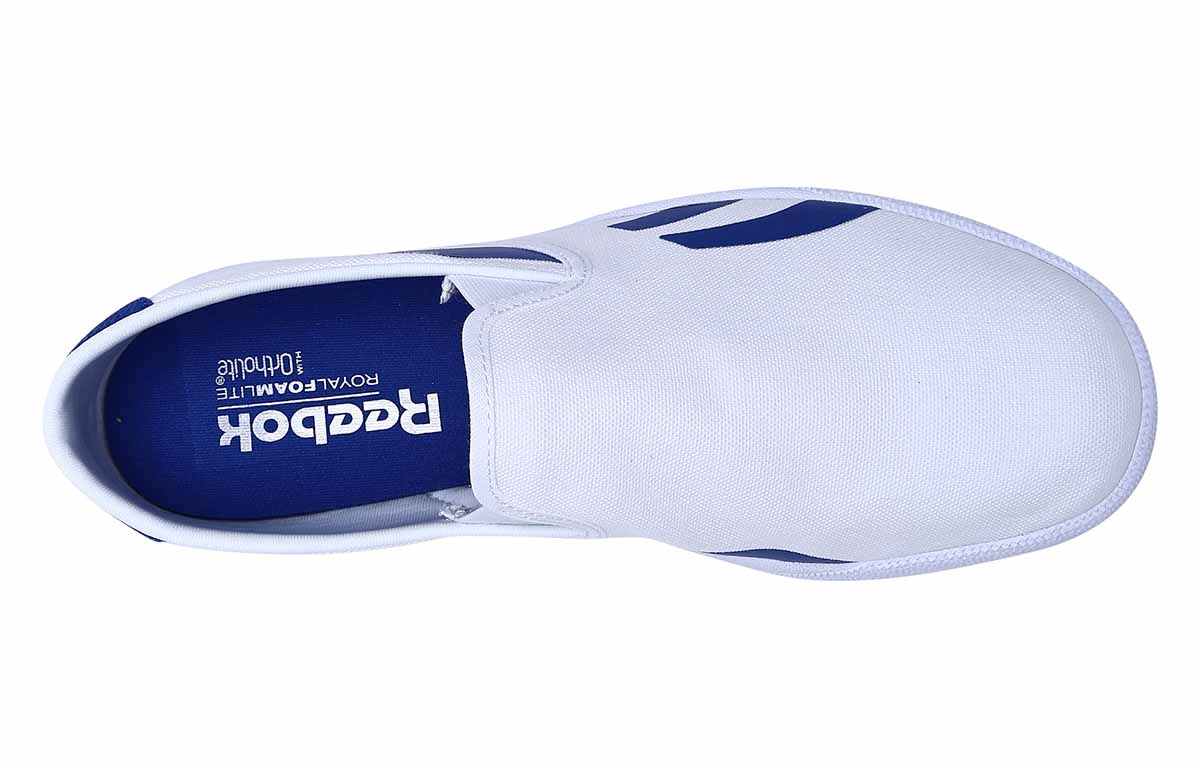 Shop Reebok Royal Bonoco Slip Sneakers Wit/Blauw CN8516