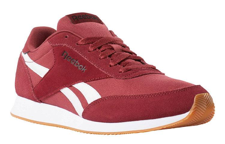 Lookbook 銳步皇家經典慢跑鞋2 耐磨防滑 低幫休閒運動鞋 酒紅