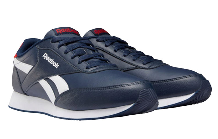 Lookbook 리복 로얄 클래식 조거 (블루/화이트/레드) EG1586