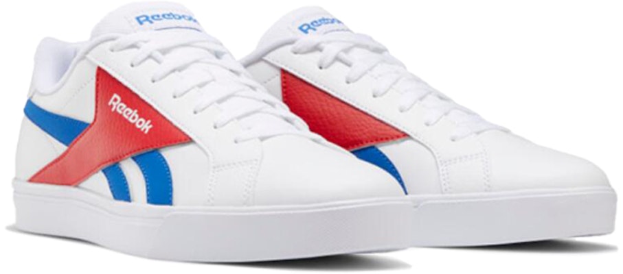 Reebok Royal Complete 3 Low Kasut 'Putih Biru Merah' FV9347 Lookbook Reebok Royal Complete 3 Low Kasut 'Putih Biru Merah' FV9347