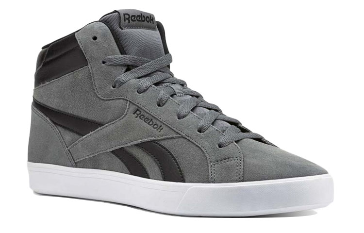 Shop Reebok Royal Complete 防滑耐磨 中筒休閒板鞋 水泥灰