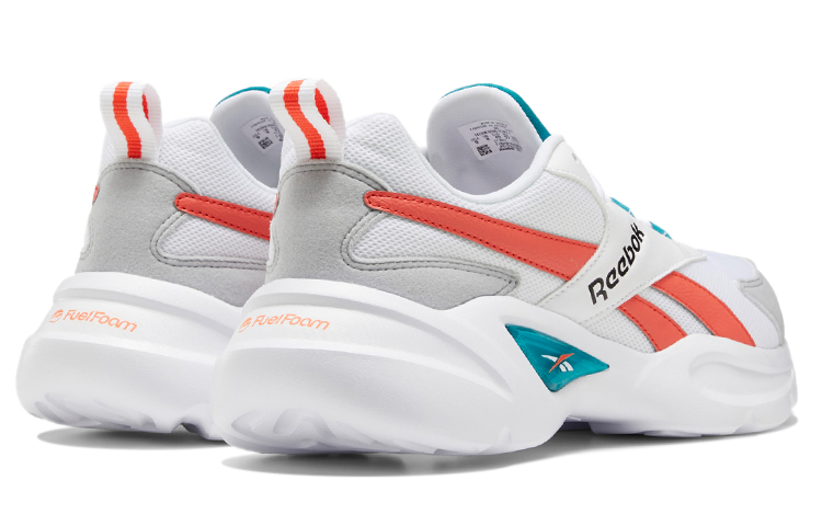 Shop Reebok Royal EC Ride 4 Slijtvaste Antislip Lage Sneakers Unisex Wit Oranje EF7746