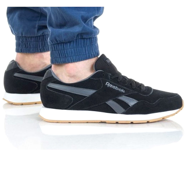 Details for Kasut Sukan Kasual Reebok Royal Glide 'Hitam Kelabu' EF7692