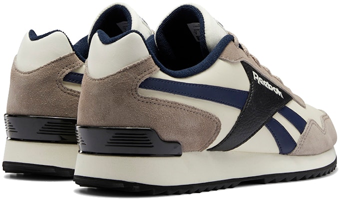 Reebok Royal Glide 輕便透氣 低幫運動休閒鞋 灰白棕 Shop Reebok Royal Glide 輕便透氣 低幫運動休閒鞋 灰白棕