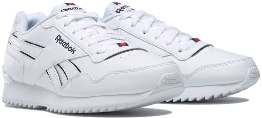 Reebok Royal Glide 復古 低幫 跑步鞋 男款 白藍 Lookbook Reebok Royal Glide 復古 低幫 跑步鞋 男款 白藍