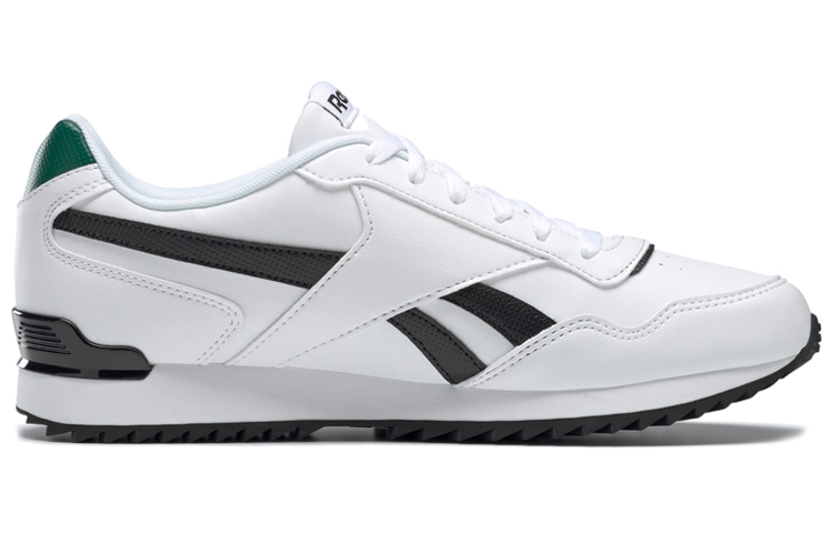 Reebok Royal Glide Running Shoes White/Black/Green 圖 2