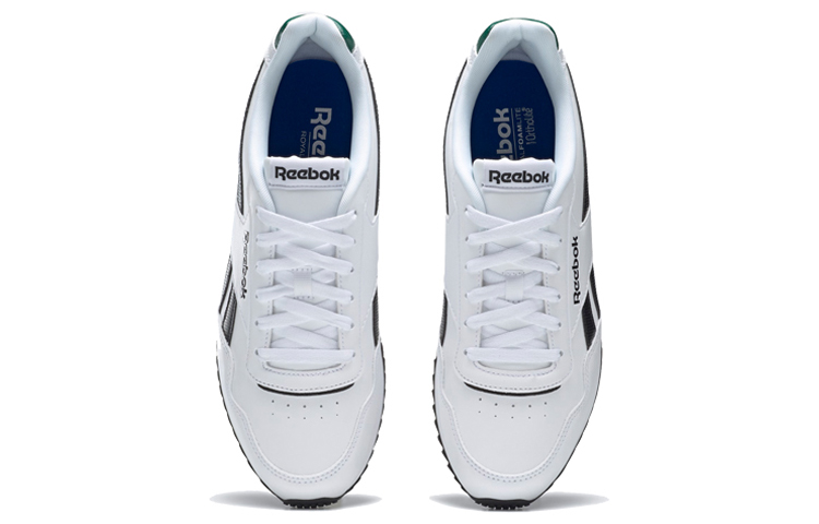 Reebok Royal Glide Running Shoes White/Black/Green 圖 5