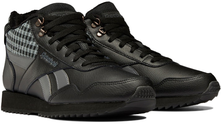 Reebok Royal Glide Mid 'Black Grey' G57552 Lookbook Reebok Royal Glide Mid 'Black Grey' G57552