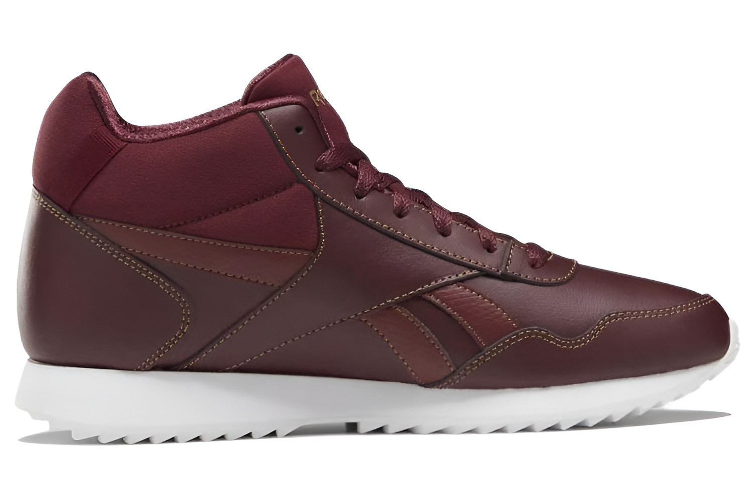 Order Reebok Royal Glide Mid 'Burgundy' Merah Gelap DV6783