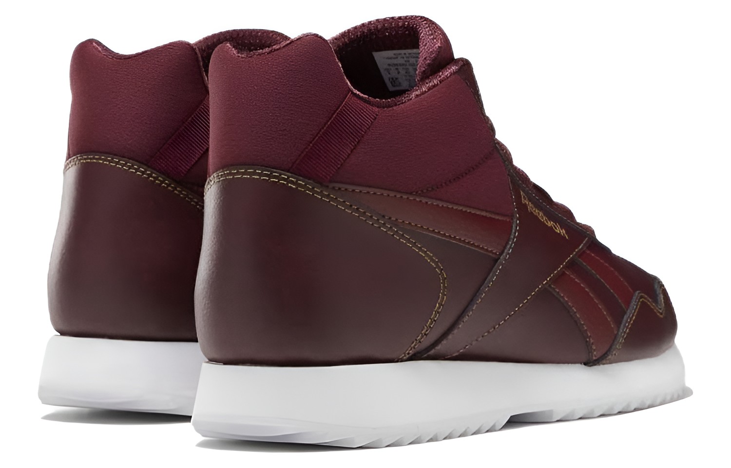 Shop Reebok Royal Glide Mid 'Burgundy' Merah Gelap DV6783