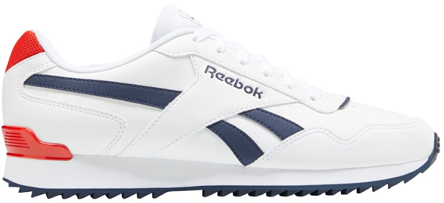 Reebok Royal Glide Ripple Clip 'White Blue Red' FV0200 Order Reebok Royal Glide Ripple Clip 'White Blue Red' FV0200