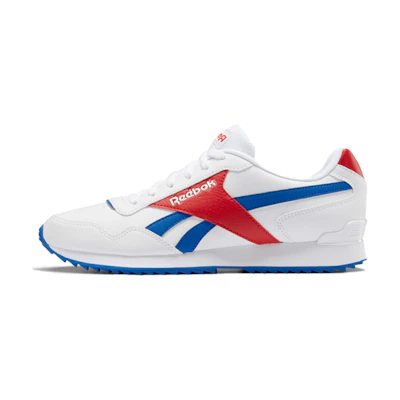 Reebok Royal Glide Ripple Clip Running Shoes 'White Blue Red'