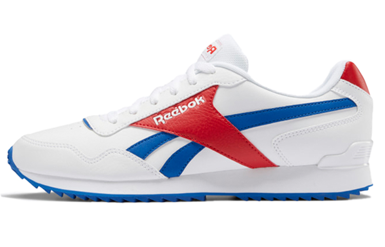 Reebok Royal Glide Ripple Clip Running Shoes 'White Blue Red' FW0853