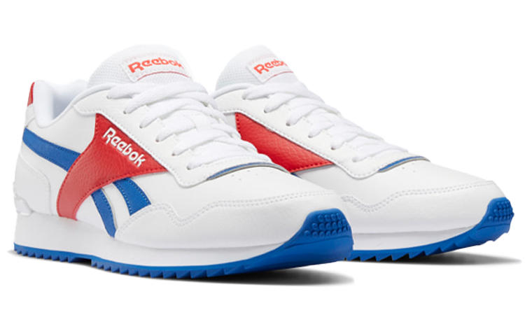 Lookbook Reebok Royal Glide Ripple Clip Hardloopschoenen ''Wit Blauw Rood'' FW0853