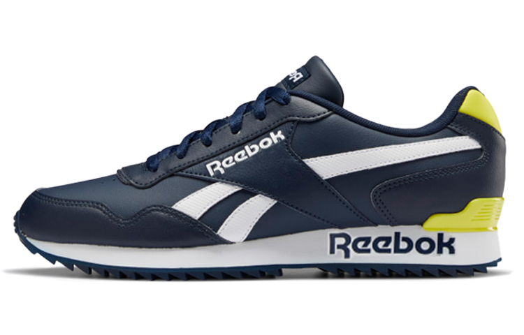 Reebok Royal Glide Running Shoes 'Dark Blue Neon Green' FW8190