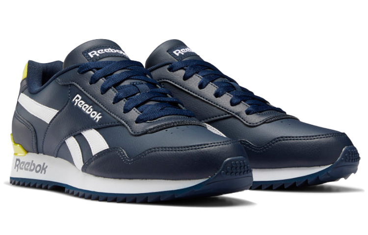 Reebok Royal Glide Running Shoes 'Dark Blue Neon Green' 圖 3