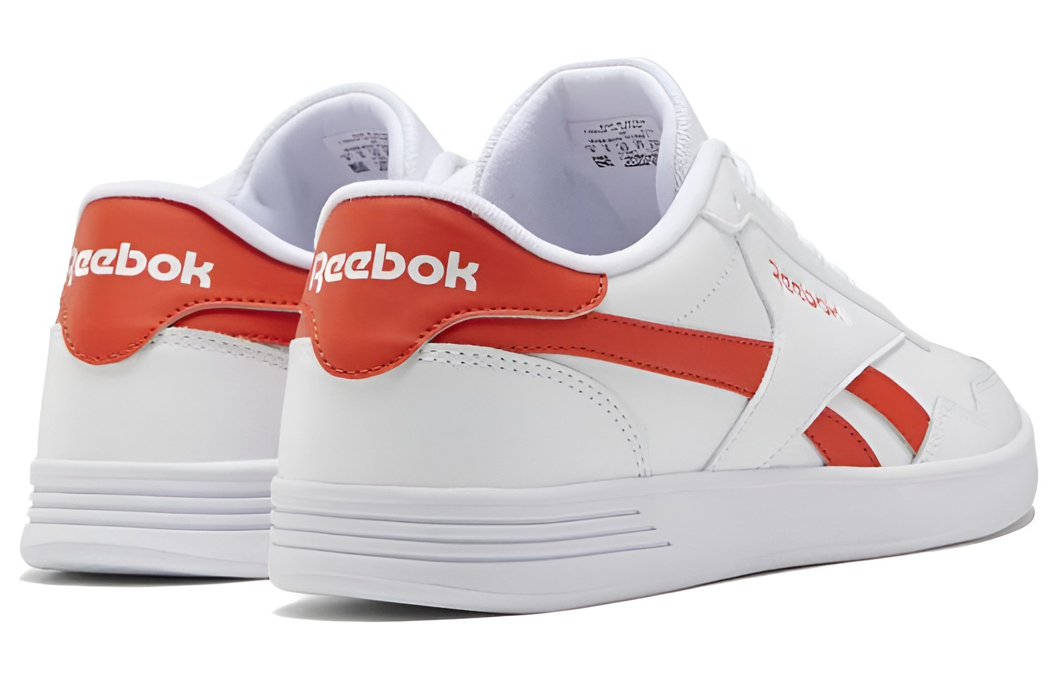 Shop Reebok Royal Techque T ''Wit Vivid Oranje'' EG9466