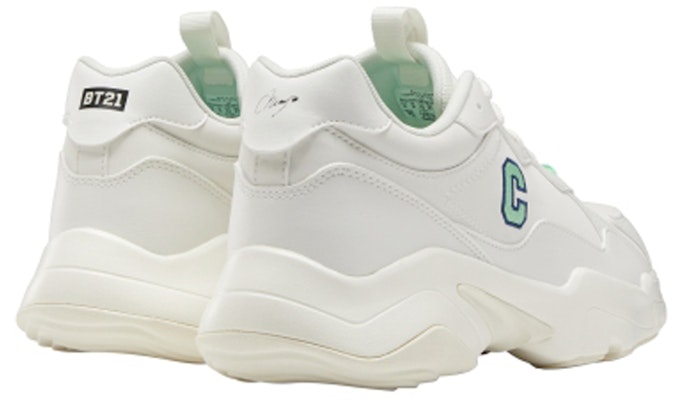 Reebok New x BT21 Turbo Impulse Clean Chimmy Shoes 'White Green' FW5217 Lookbook Reebok New x BT21 Turbo Impulse Clean Chimmy Shoes 'White Green' FW5217