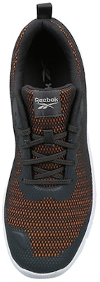 Reebok Running Hustle Runner 灰橙色 跑步鞋 Shop Reebok Running Hustle Runner 灰橙色 跑步鞋