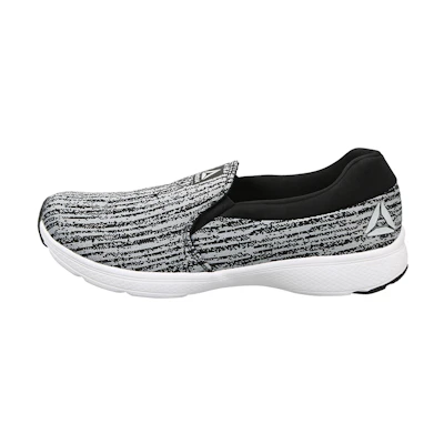 Reebok Running Stride Slip-Ons 'Black White'