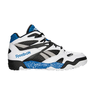 Reebok Scrimmage Mid 'Black White Blue'