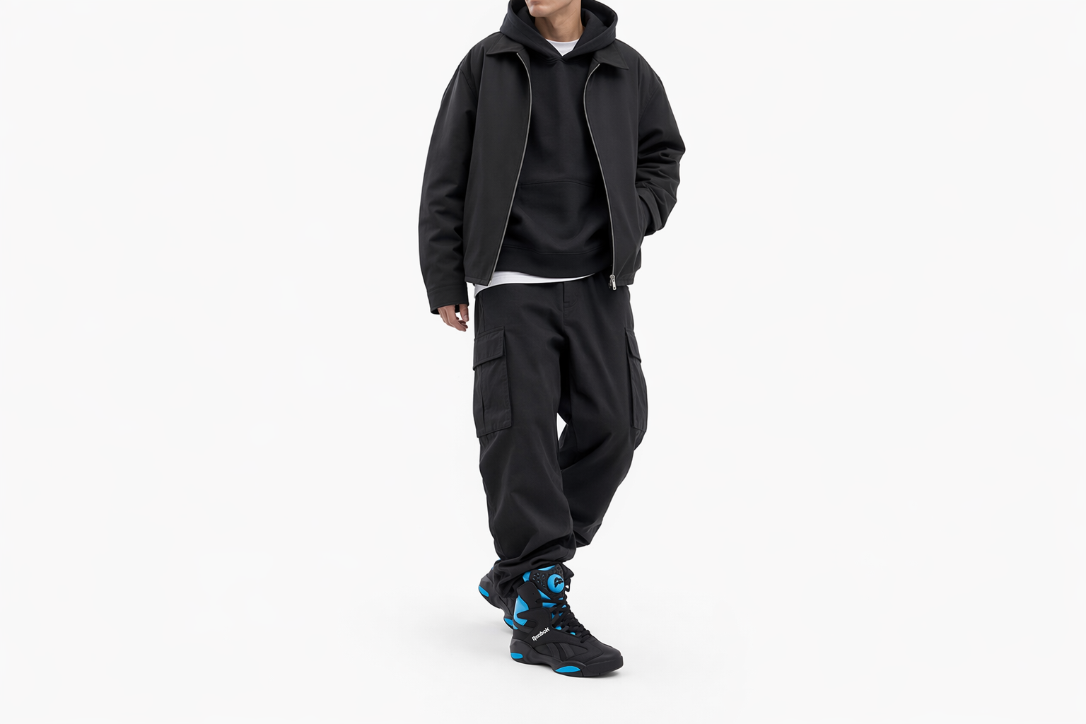 Order Reebok Shaq Attaq 'Negro Azul' 2023 HR0499