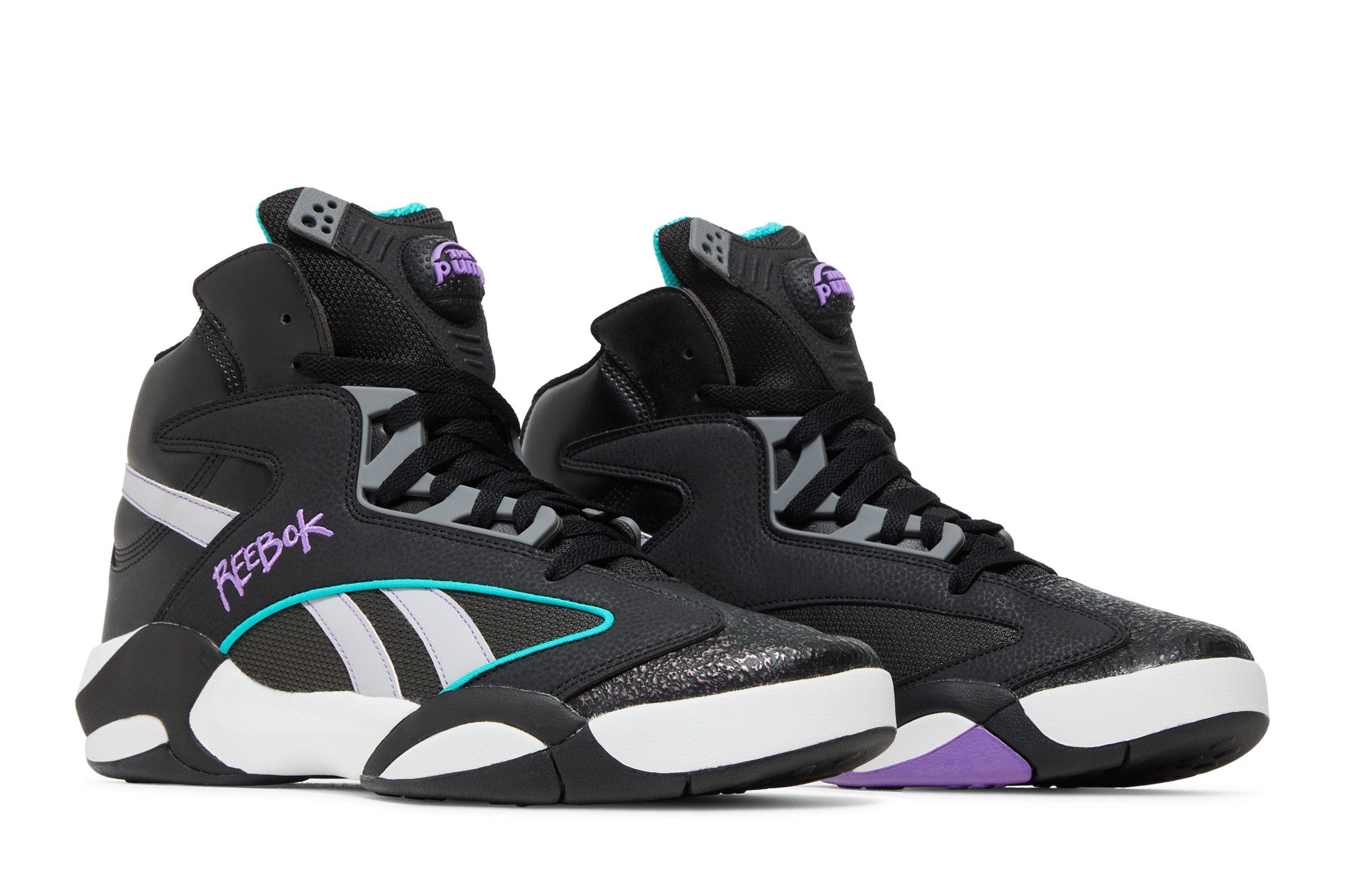 Sizing Reebok Shaq Attaq ''Blacktop'' Chaussures de Basket. HR0501