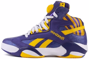 Reebok Shaq Attaq LSU Tigers 'Purple Yellow White' V40343 Reebok Shaq Attaq LSU Tigers 'Purple Yellow White' V40343