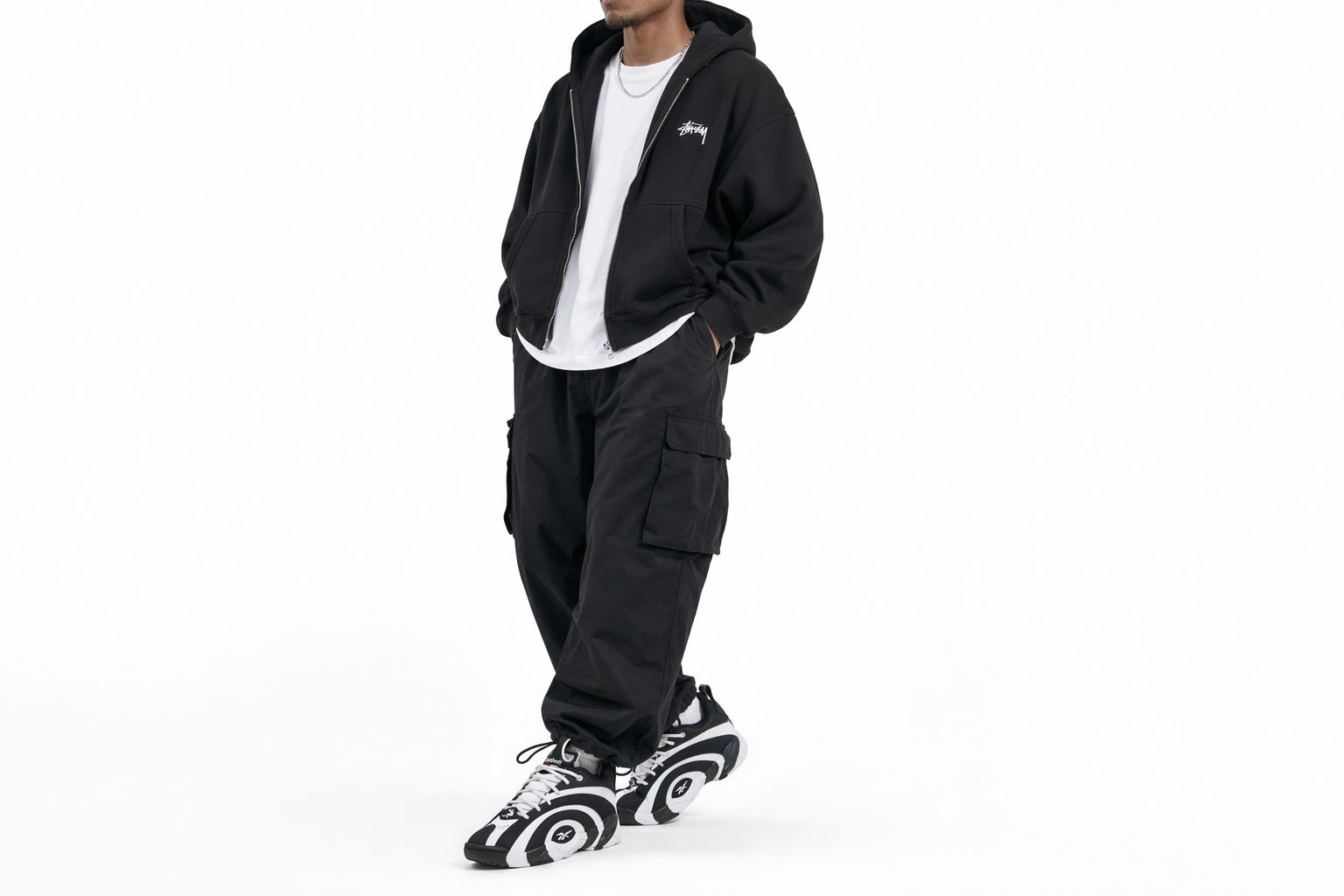 Order Reebok Shaqnosis Low ''Blanc Noir'' 100244789