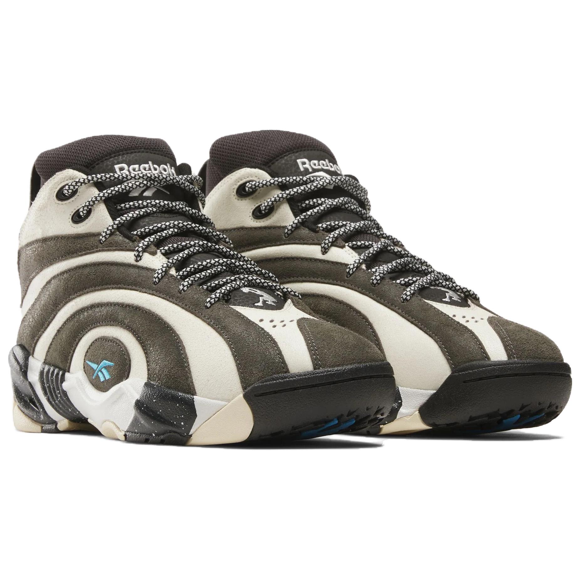 Lookbook Reebok Shaqnosis 復刻版 'Washed Black' 版配色運動鞋。 100230334