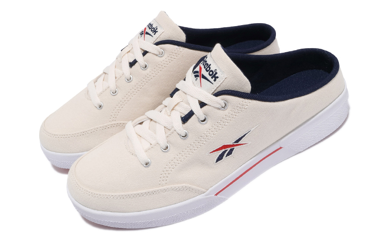 Lookbook Reebok Slice Mule Canvas 'Ivory Putih' FX3919