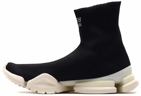 Reebok 黑/白色印花襪套跑鞋 Buy Reebok 黑/白色印花襪套跑鞋