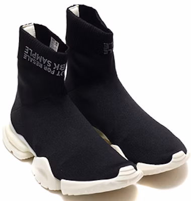 Reebok 黑/白色印花襪套跑鞋 Order Reebok 黑/白色印花襪套跑鞋