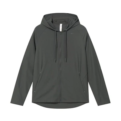 Reebok Solid Color Casual Sports Jacket - Charcoal Black 23RCS107MGH1