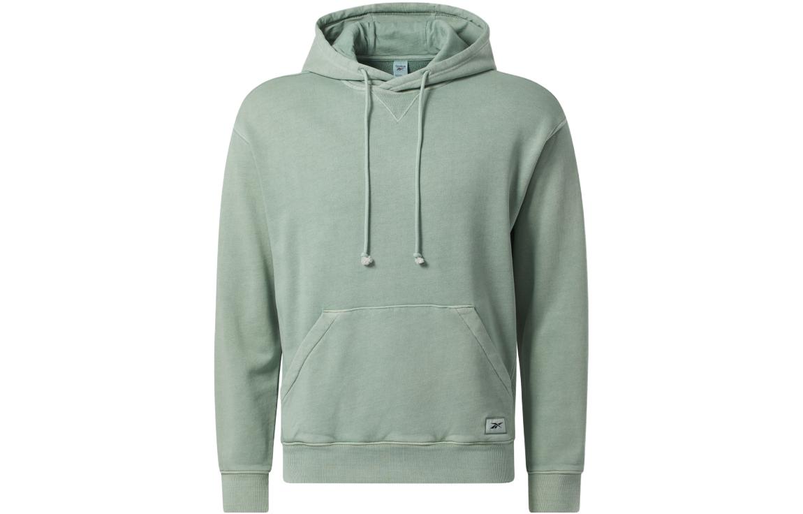 Reebok Solid Color Casual Sweatshirt Unisex Green HS9149