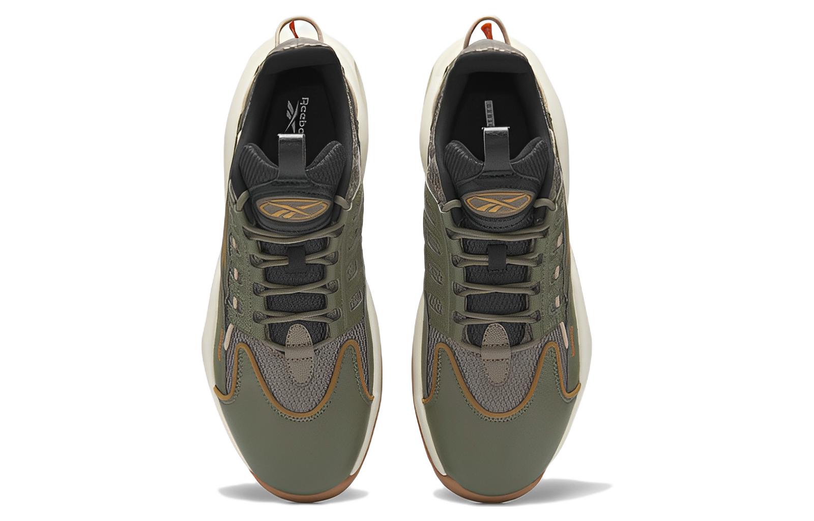 Lookbook 锐步 Solution Mid '灰色 探险绿' HP3317