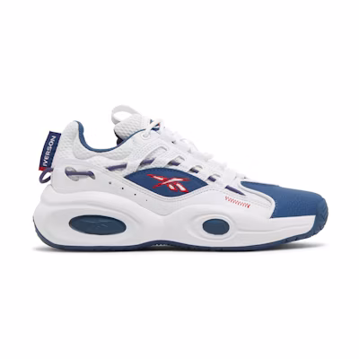 (GS) Reebok Solution Mid 'White Batik Blue'